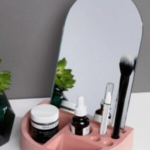 mirror_cement_holder_makeup_organizer